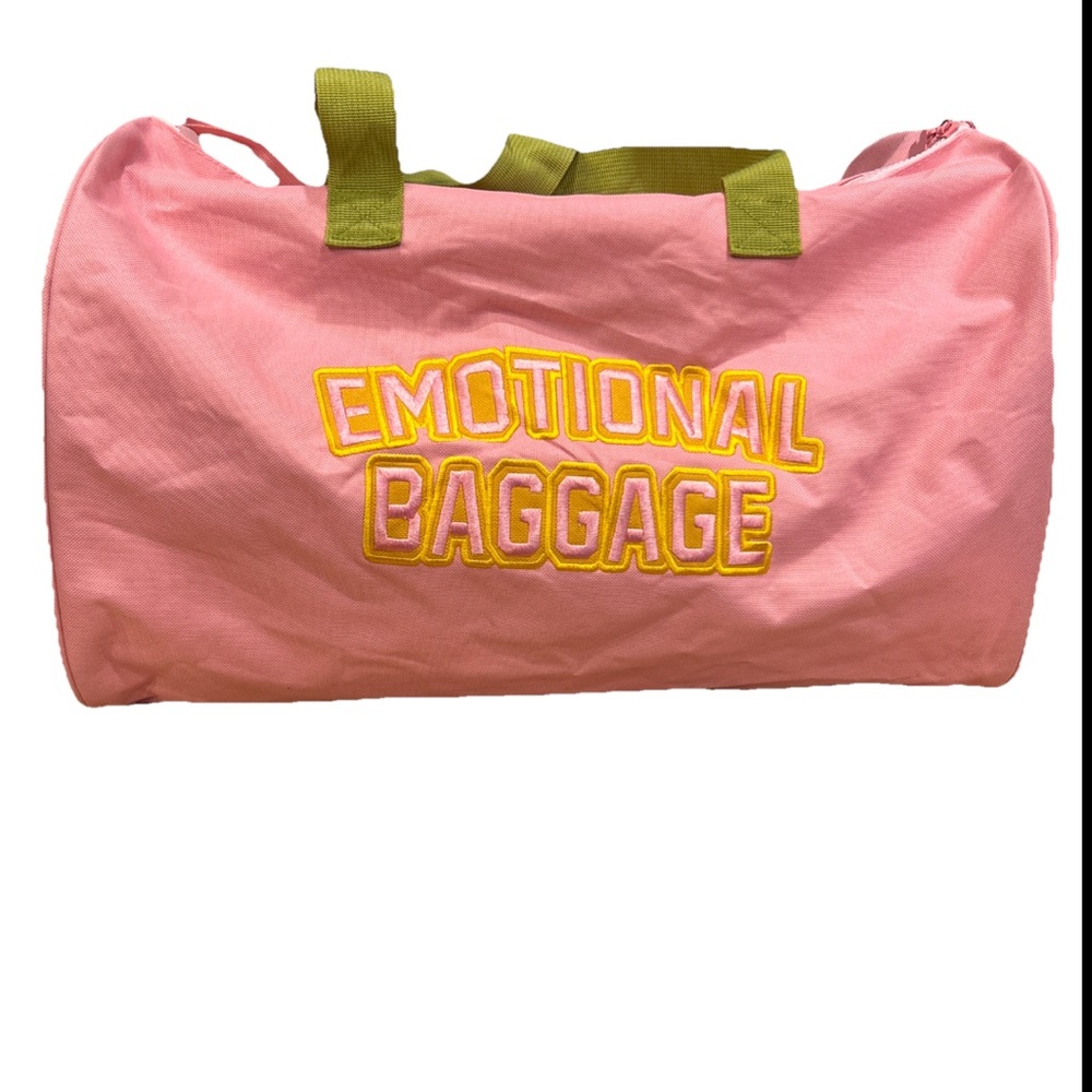 A**Holes Live Forever Streetwear Vacaypink Travel Gym Bag Emotional Baggage Nwot View 3